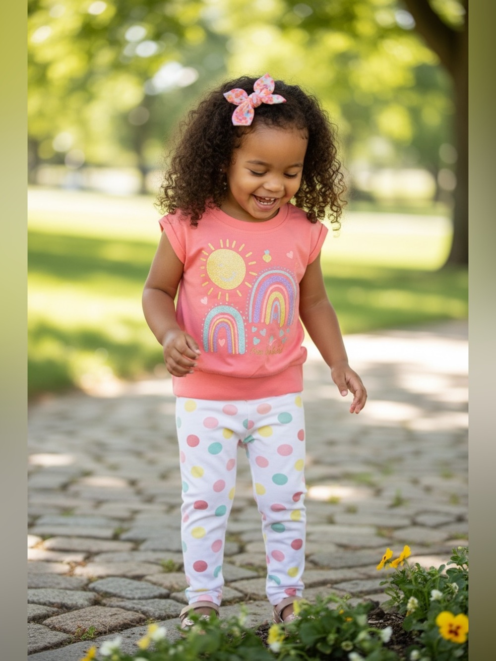 Freestyle Girls 4-pack set, with Hair Accessory Size 2T.